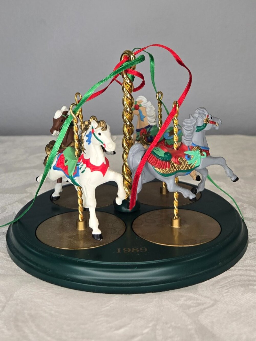 Hallmark Vintage Christmas Carousel Collectible Ornaments